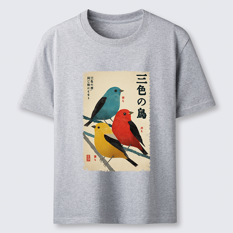 Tokyo-Tiger Three Birds, One Branch Classic T-Shirt