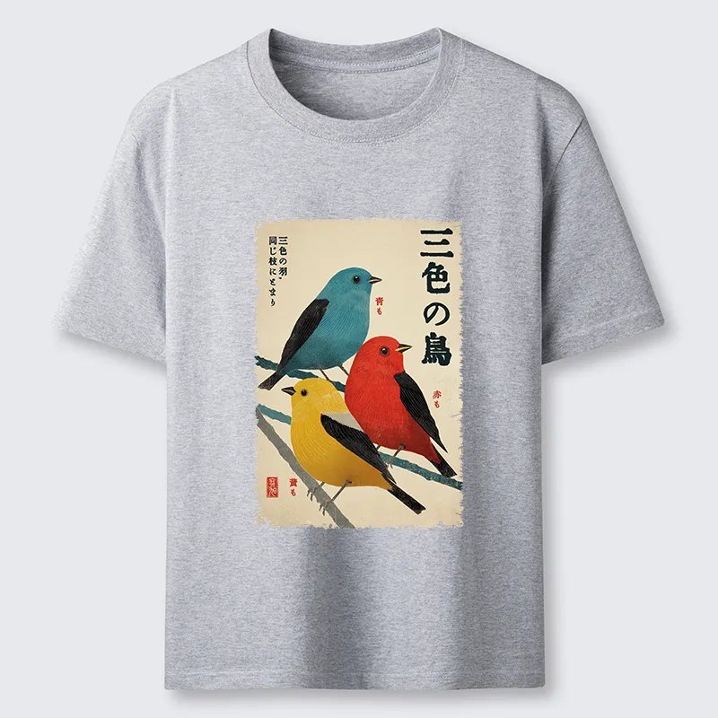 Tokyo-Tiger Three Birds, One Branch Classic T-Shirt