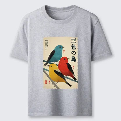 Tokyo-Tiger Three Birds, One Branch Classic T-Shirt