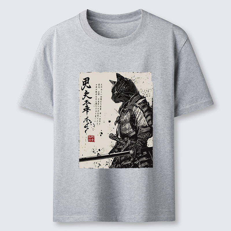 Tokyo-Tiger Japanese Samurai Cat Funny Classic T-Shirt