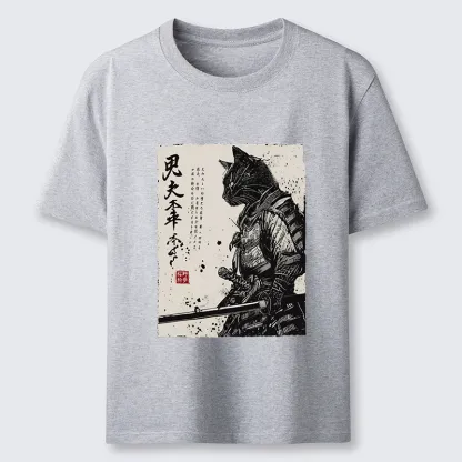 Tokyo-Tiger Japanese Samurai Cat Funny Classic T-Shirt
