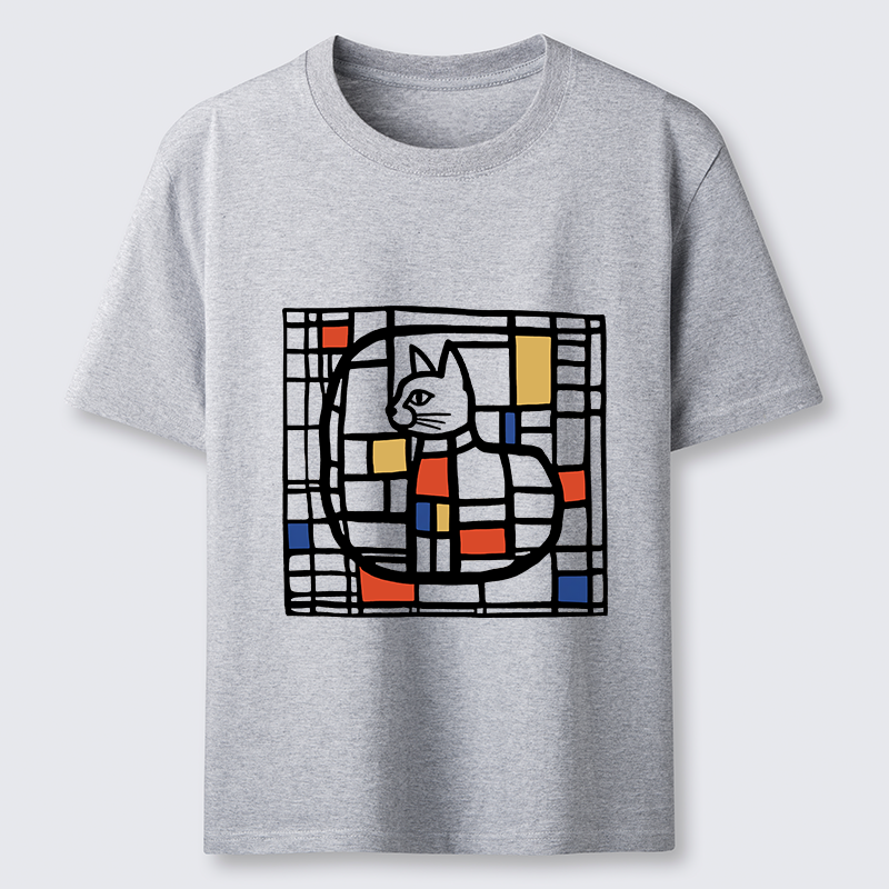 Tokyo-Tiger Mondrian's Cat Classic T-Shirt