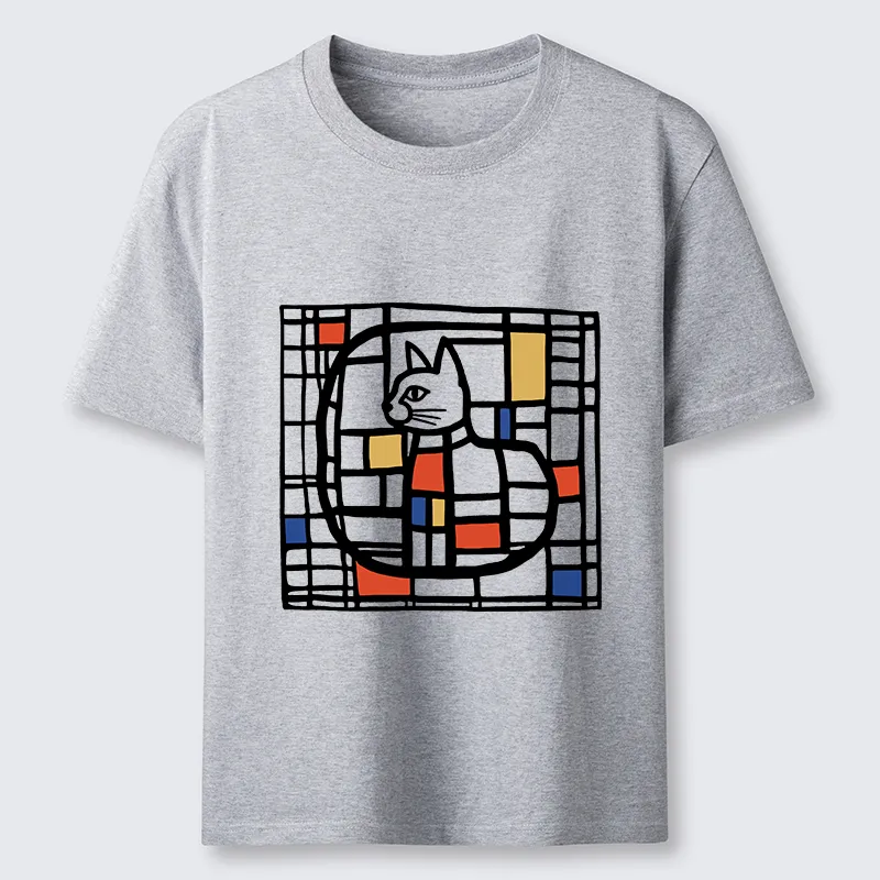 Tokyo-Tiger Mondrian's Cat Classic T-Shirt