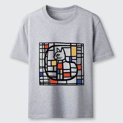 Tokyo-Tiger Mondrian's Cat Classic T-Shirt