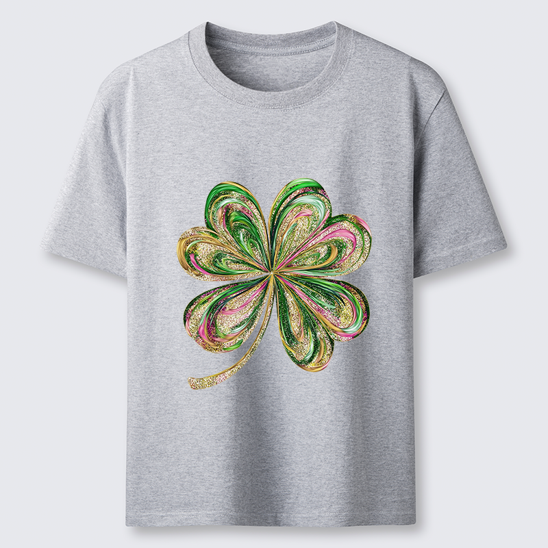 Tokyo-Tiger Lucky Four-Leaf Clover Classic T-Shirt