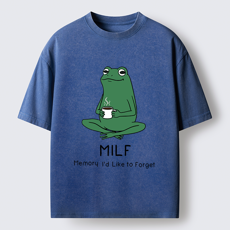 Tokyo-Tiger MILF Funny Washed T-Shirt