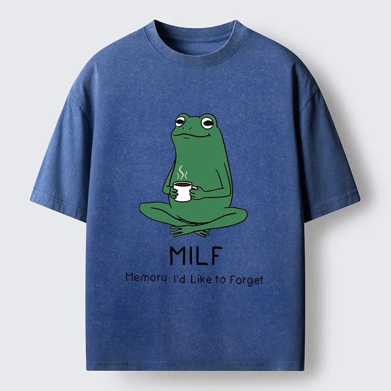 Tokyo-Tiger MILF Funny Washed T-Shirt