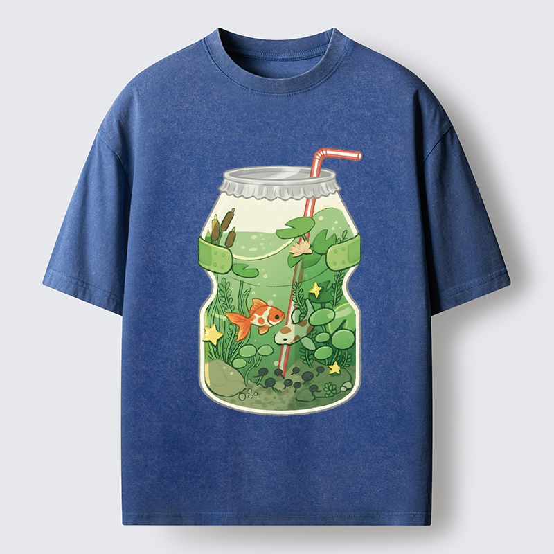 Tokyo-Tiger World In A Bottle Washed T-Shirt