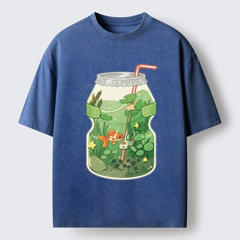 Tokyo-Tiger World In A Bottle Washed T-Shirt