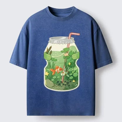 Tokyo-Tiger World In A Bottle Washed T-Shirt