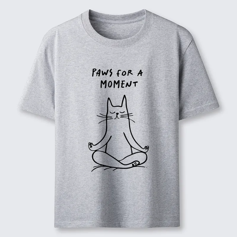 Tokyo-Tiger Yoga Zen Cat Classic T-Shirt