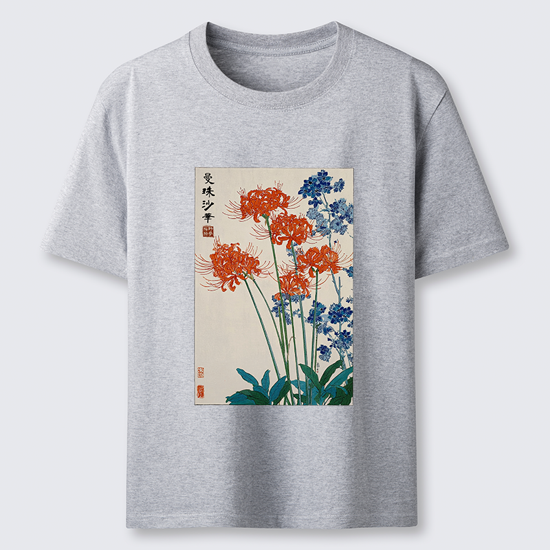 Tokyo-Tiger Red Spider Lily Bloom Classic T-Shirt