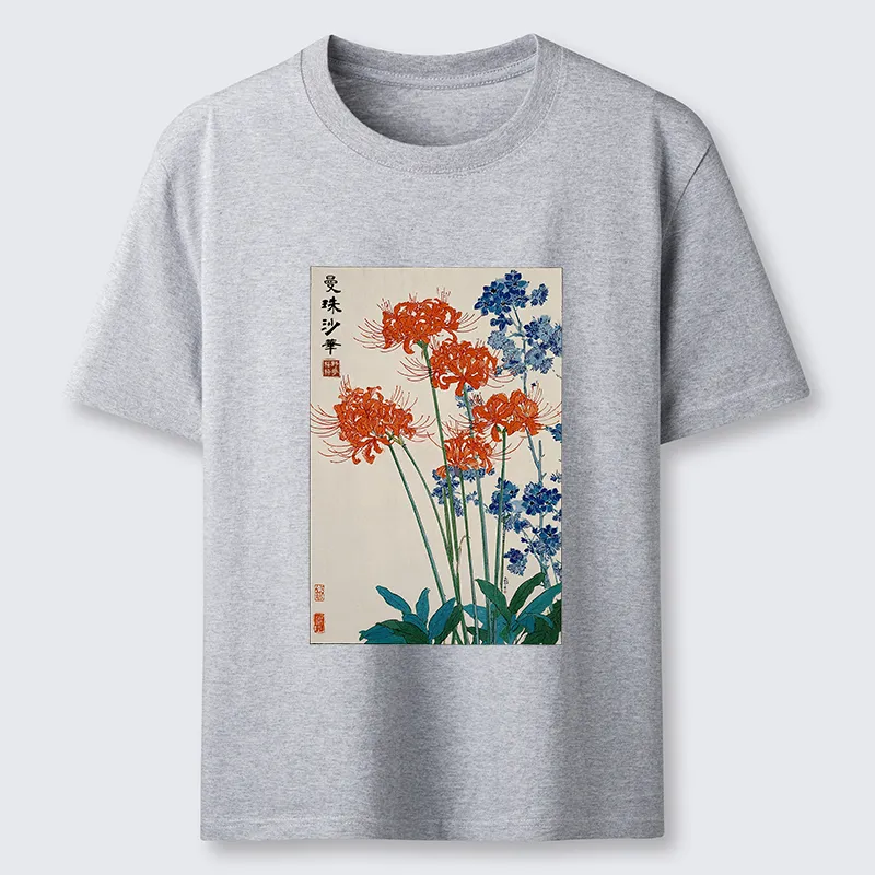 Tokyo-Tiger Red Spider Lily Bloom Classic T-Shirt