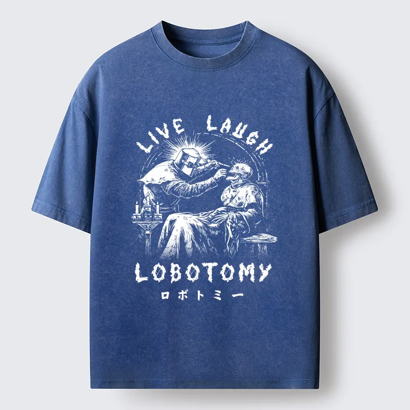 Tokyo-Tiger Live Laugh Lobotomy Washed T-Shirt