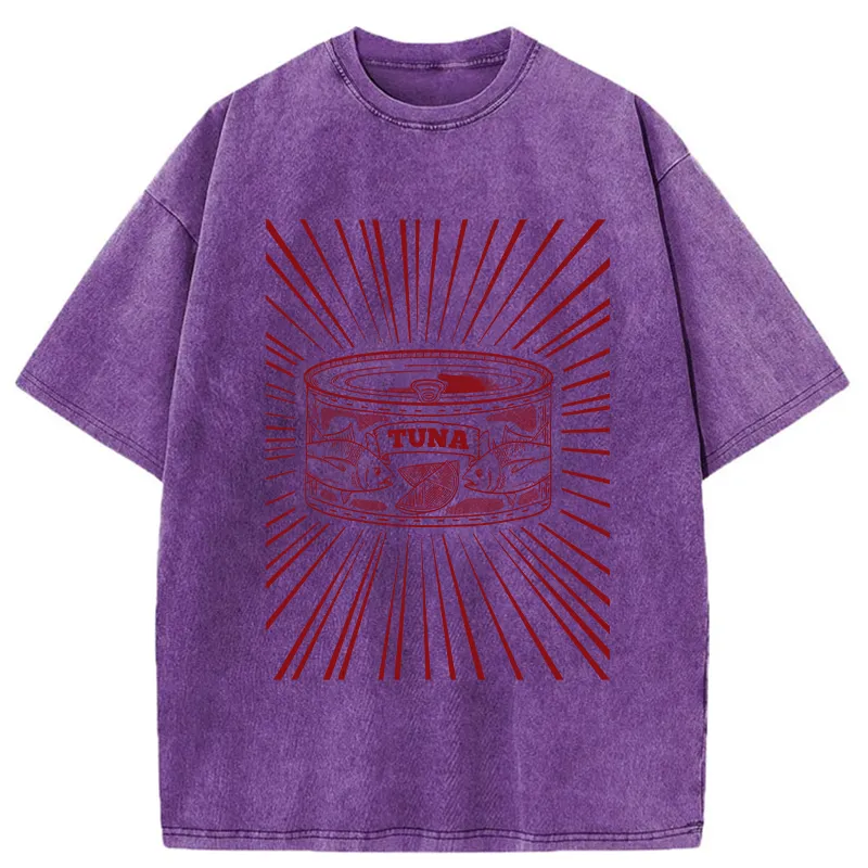 Tokyo-Tiger Canned Tuna Washed T-Shirt