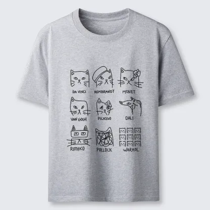 Tokyo-Tiger Artistic Cats Classic T-Shirt