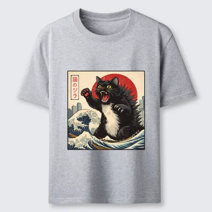 Tokyo-Tiger Black Catzilla Classic T-Shirt