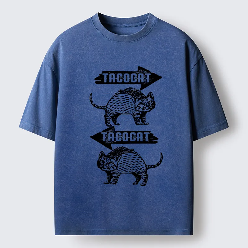 Tokyo-Tiger Taco Cat Washed T-Shirt