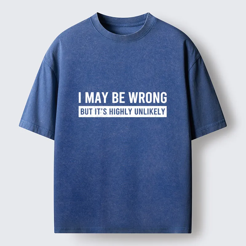 Tokyo-Tiger No Mistakes Funny Washed T-Shirt