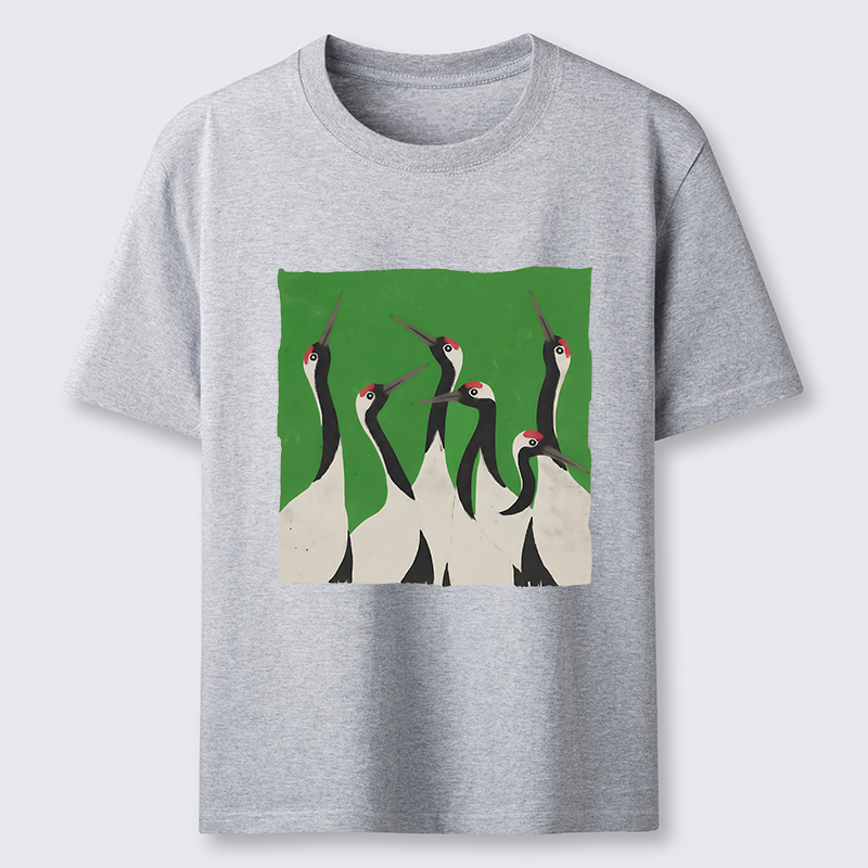 Tokyo-Tiger Crane Flock Classic T-Shirt