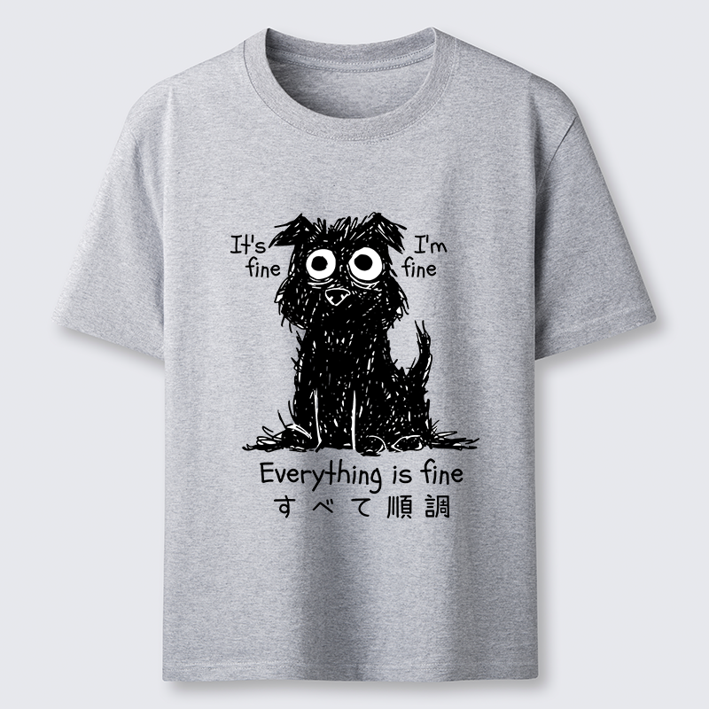 Tokyo-Tiger Everything Is Fine Dog Classic T-Shirt