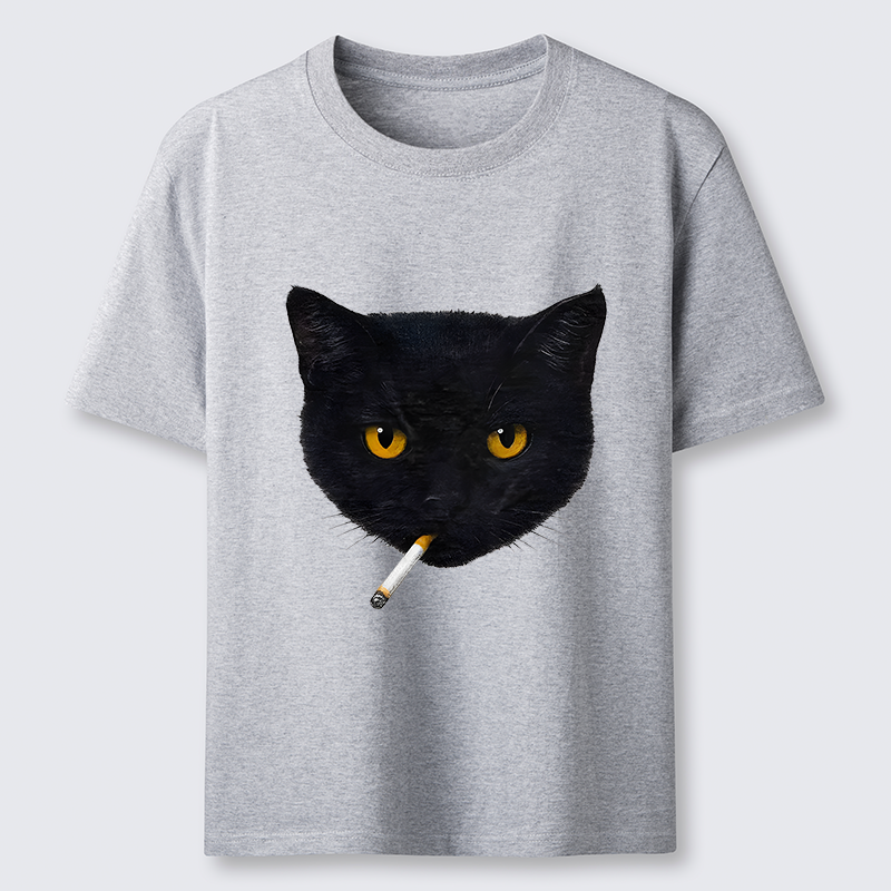 Tokyo-Tiger Smoking Cat Classic T-Shirt