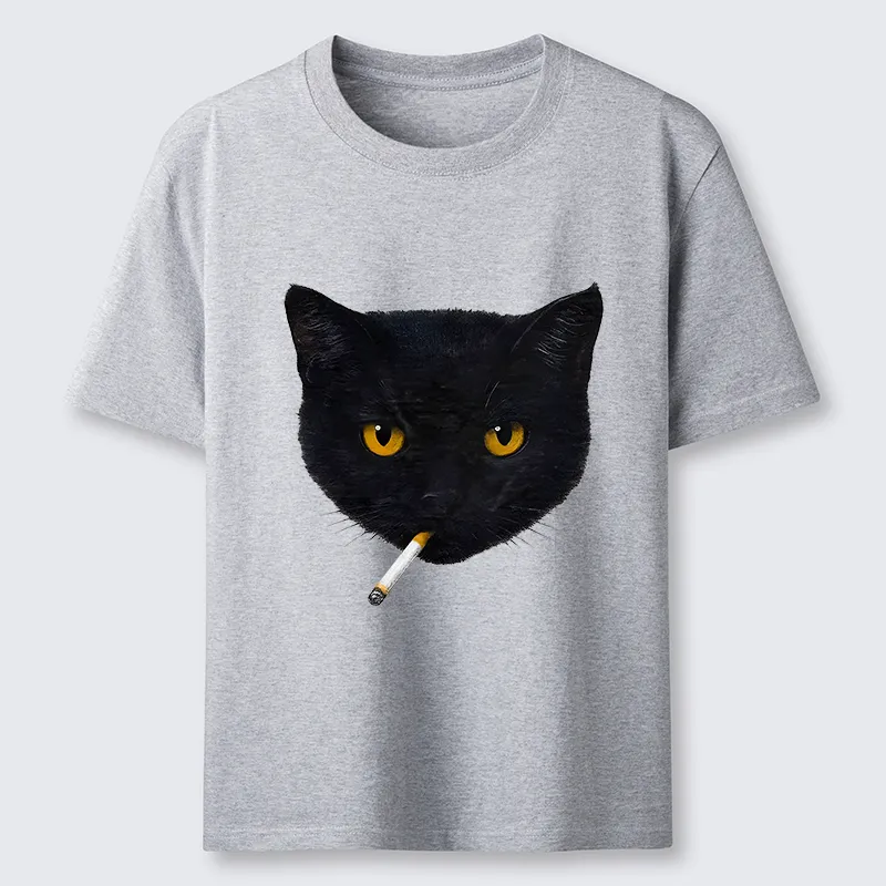 Tokyo-Tiger Smoking Cat Classic T-Shirt