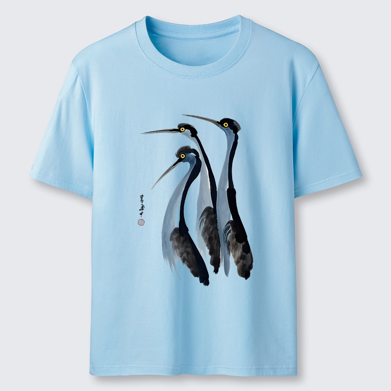 Tokyo-Tiger Blue Crane Classic T-Shirt