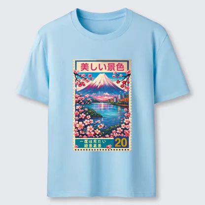 Tokyo-Tiger Springtime Scenery Classic T-Shirt