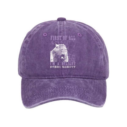 Tokyo-Tiger First Of All I'm A Delight Washed Cap