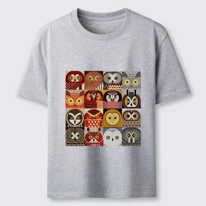 Tokyo-Tiger All Kinds Of Owls Classic T-Shirt