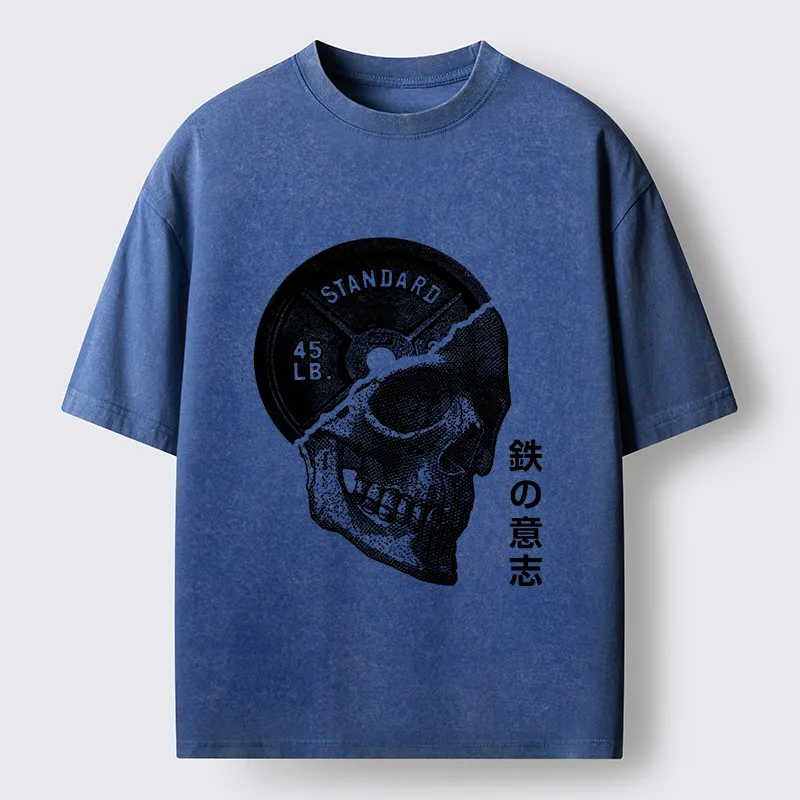 Tokyo-Tiger Iron Will Washed T-Shirt