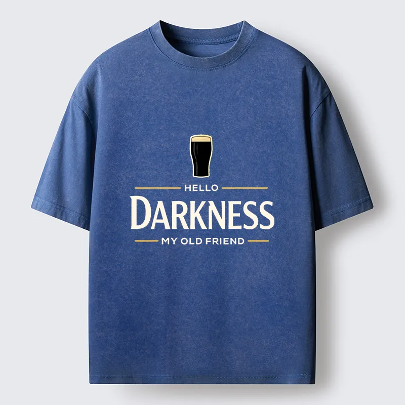 Tokyo-Tiger St. Patrick’s Day Hello Darkness My Old Friend Washed T-Shirt
