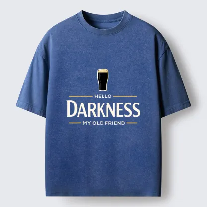 Tokyo-Tiger St. Patrick’s Day Hello Darkness My Old Friend Washed T-Shirt