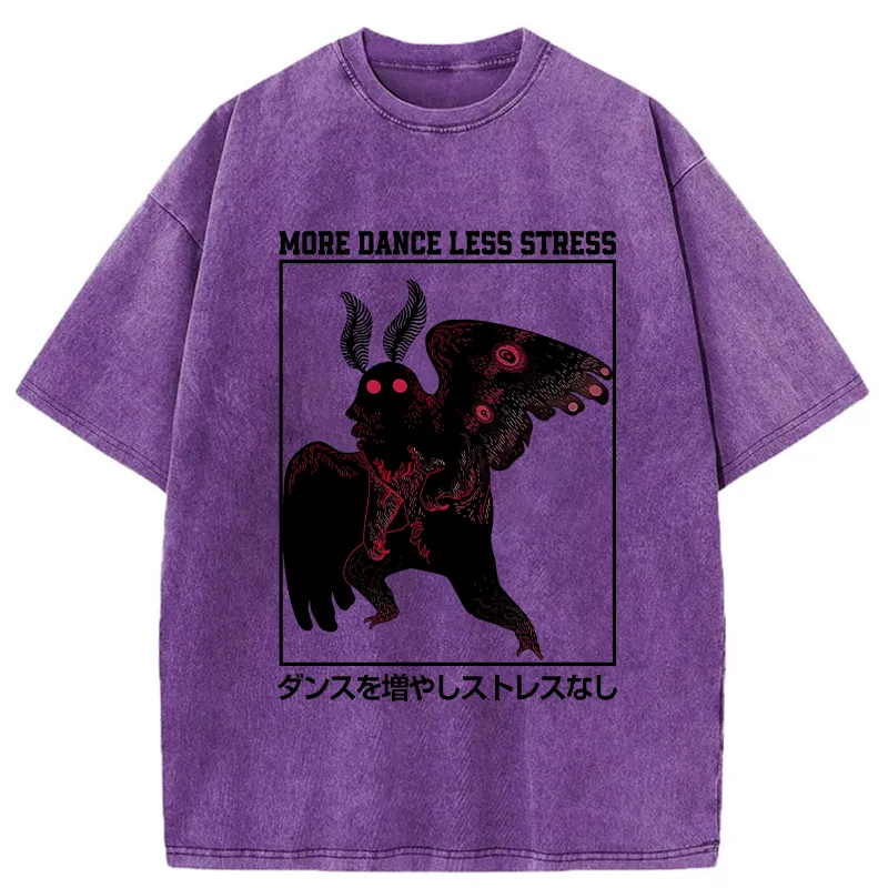 Tokyo-Tiger More Dance Less Stress Washed T-Shirt