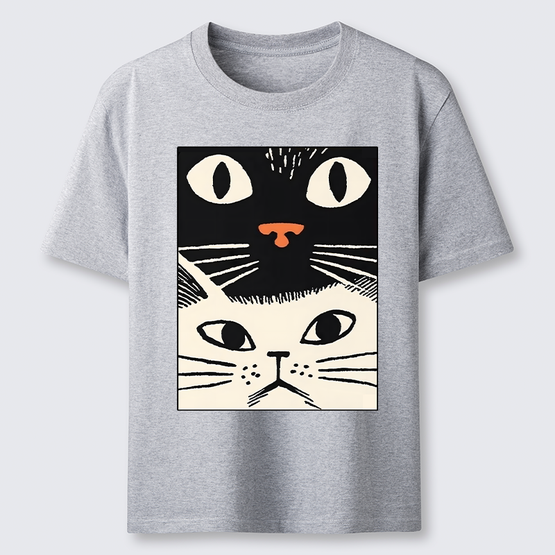 Tokyo-Tiger Black Cat And White Cat Classic T-Shirt