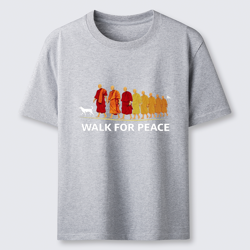 Tokyo-Tiger Walk For Peace Monks And Dog Classic T-Shirt