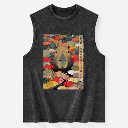 Tokyo-Tiger Am I Too Lovable? Washed Tank