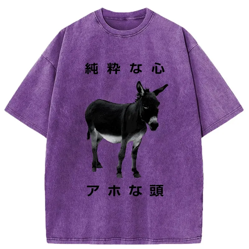 Tokyo-Tiger Pure Of Heart Washed T-Shirt