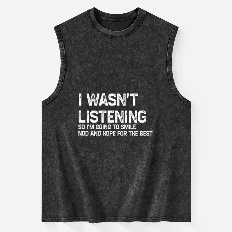 Tokyo-Tiger Indifferent To Everything Washed Tank