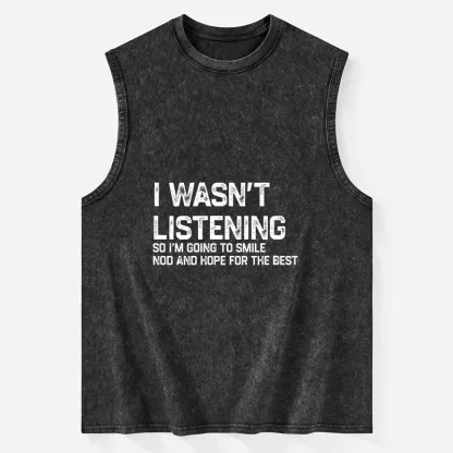 Tokyo-Tiger Indifferent To Everything Washed Tank