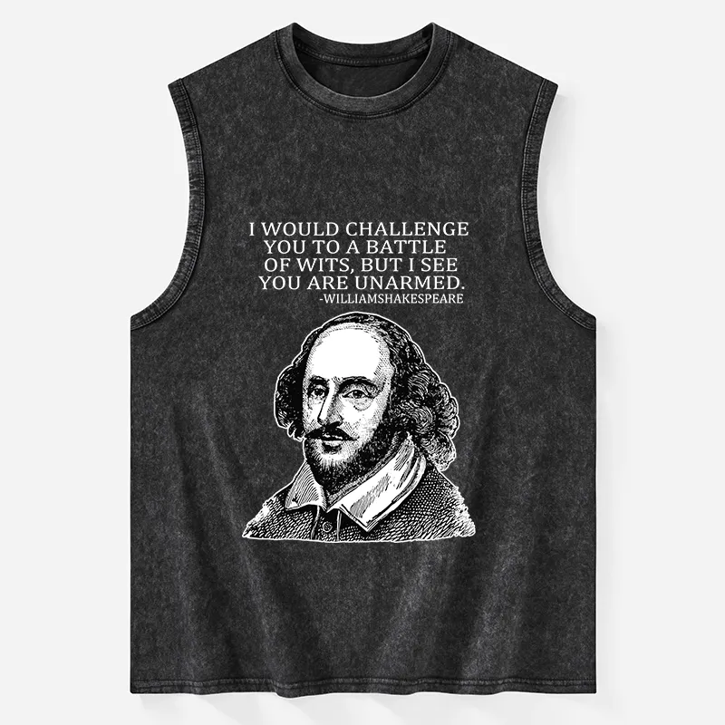 Tokyo-Tiger Your Intelligence Is Inferior To Mine Washed Tank Sale