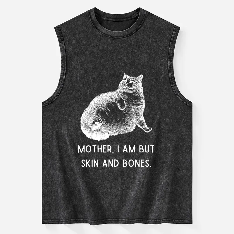 Tokyo-Tiger Skin & Bones Cat Washed Tank