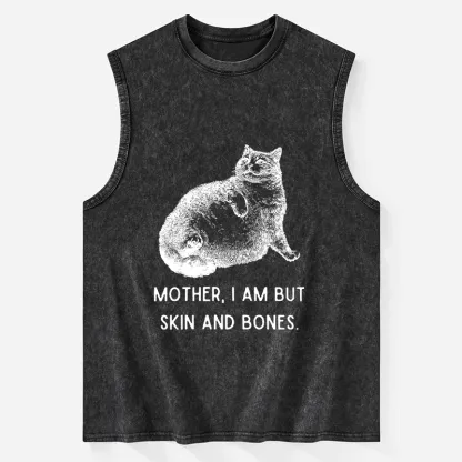 Tokyo-Tiger Skin & Bones Cat Washed Tank