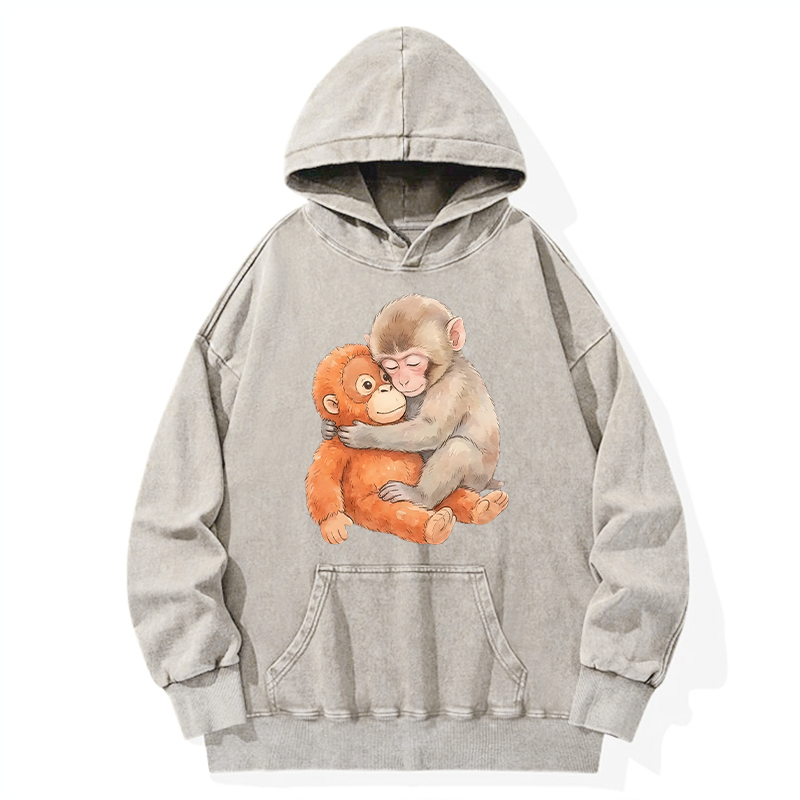 Tokyo-Tiger Poor Punch Washed Hoodie