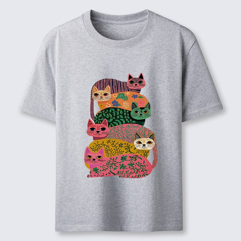 Tokyo-Tiger Colorful Cats Classic T-Shirt