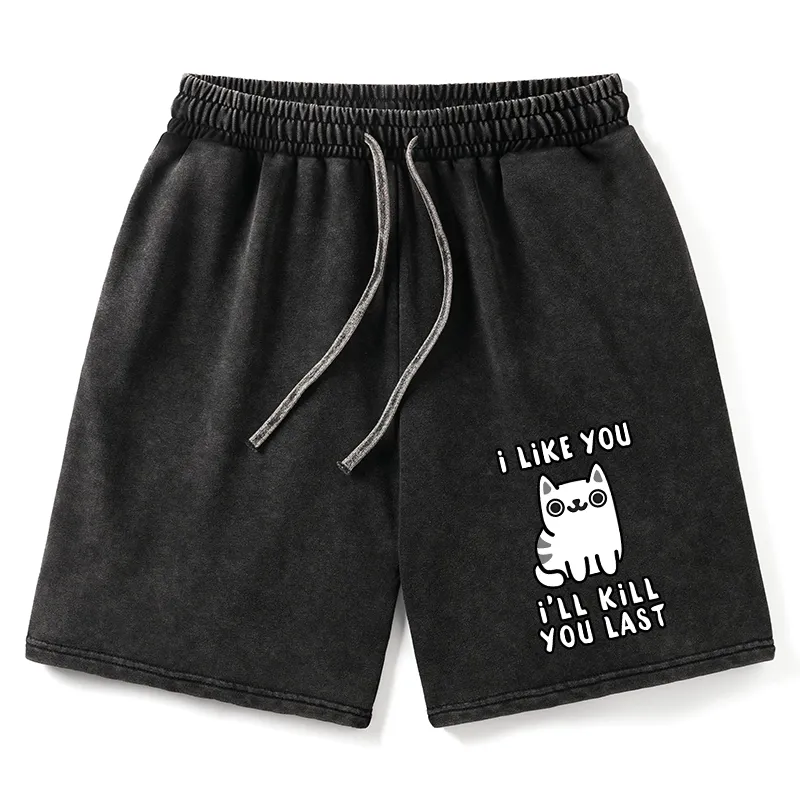 Tokyo-Tiger Cats And Humans Have A Love-hate Relationship Washed Shorts Sale