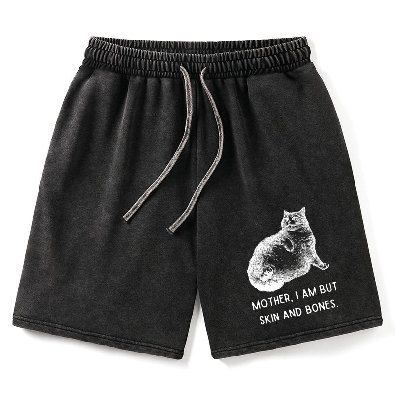 Tokyo-Tiger Skin & Bones Cat Washed Shorts