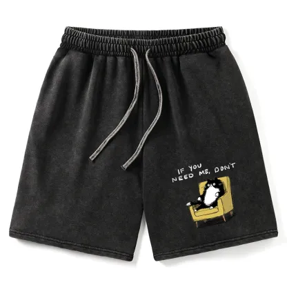 Tokyo-Tiger Unavailable Cat Washed Shorts