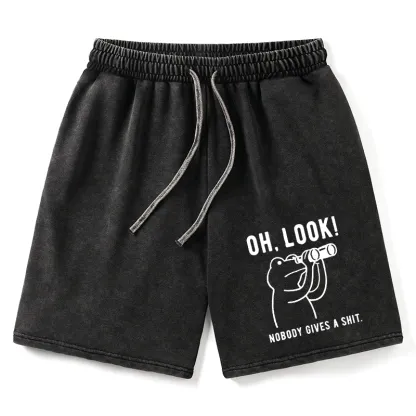 Tokyo-Tiger Frog of Indifference Washed Shorts